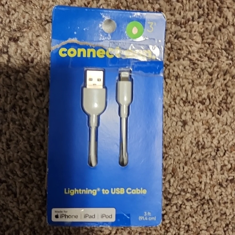 Lightning to USB 3 foot cable